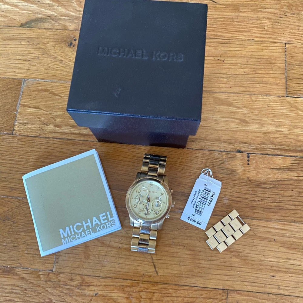 Michael Kors gold watch